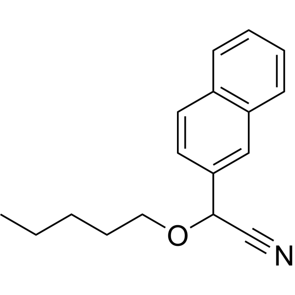 2-(Naphthalen-2-yl)-2-(pentyloxy)acetonitrile 500372-26-9